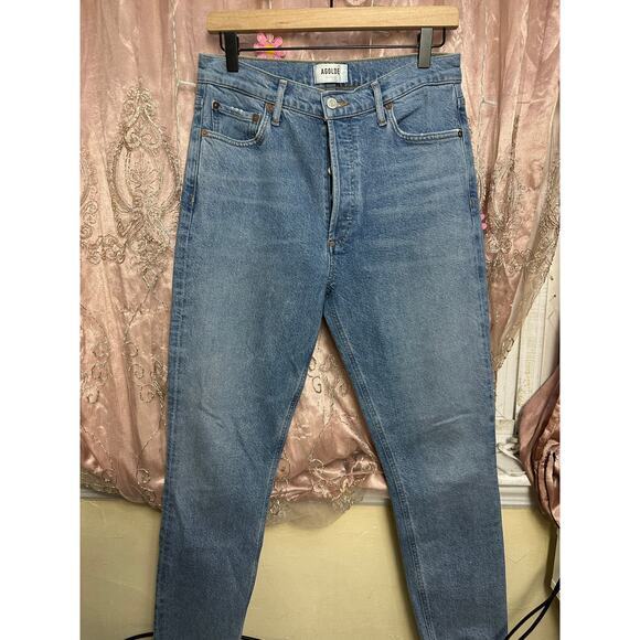 Agolde Nico Slim Straight Leg Jeans Size 28 AD093D-1255 - Picture 7 of 12